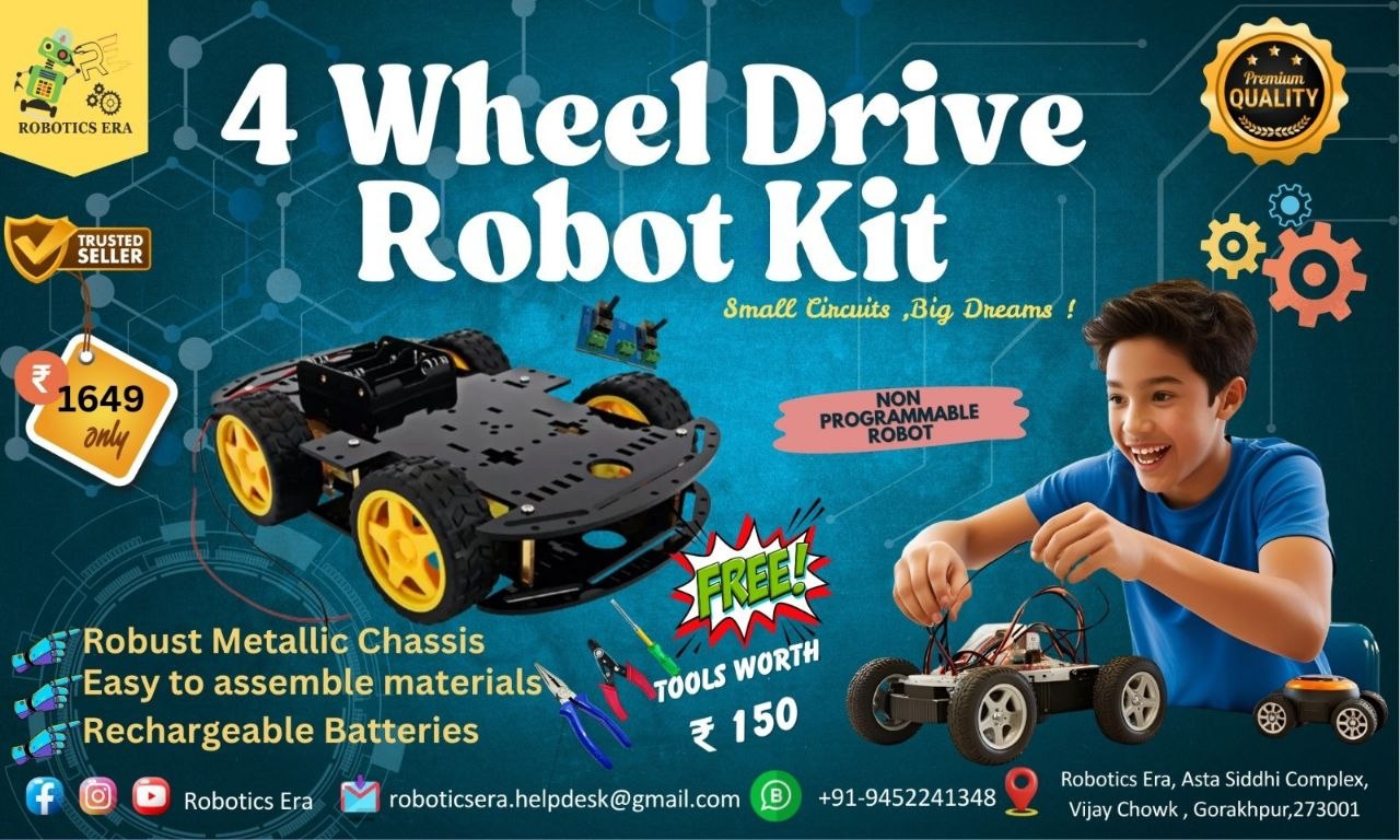 4 Wheel Drive Robot Kit
